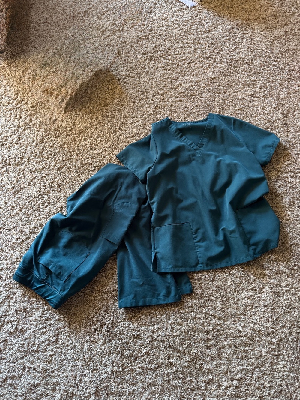 Mandala Teal Scrub Set